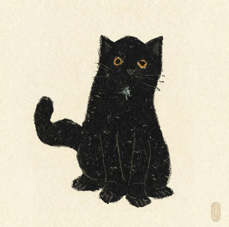 Charming Black Cat