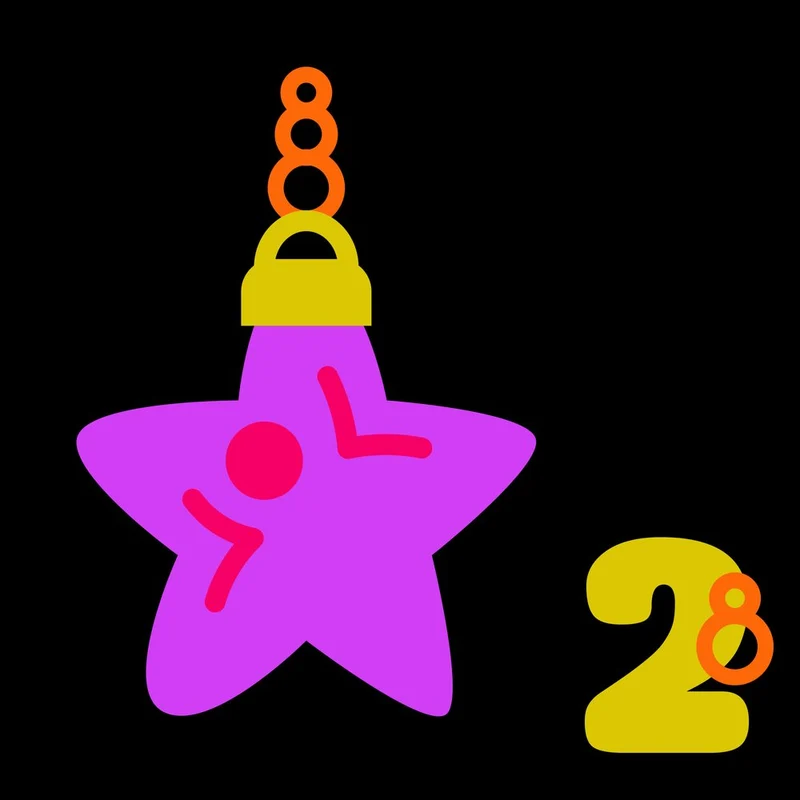Festive Star Number 28
