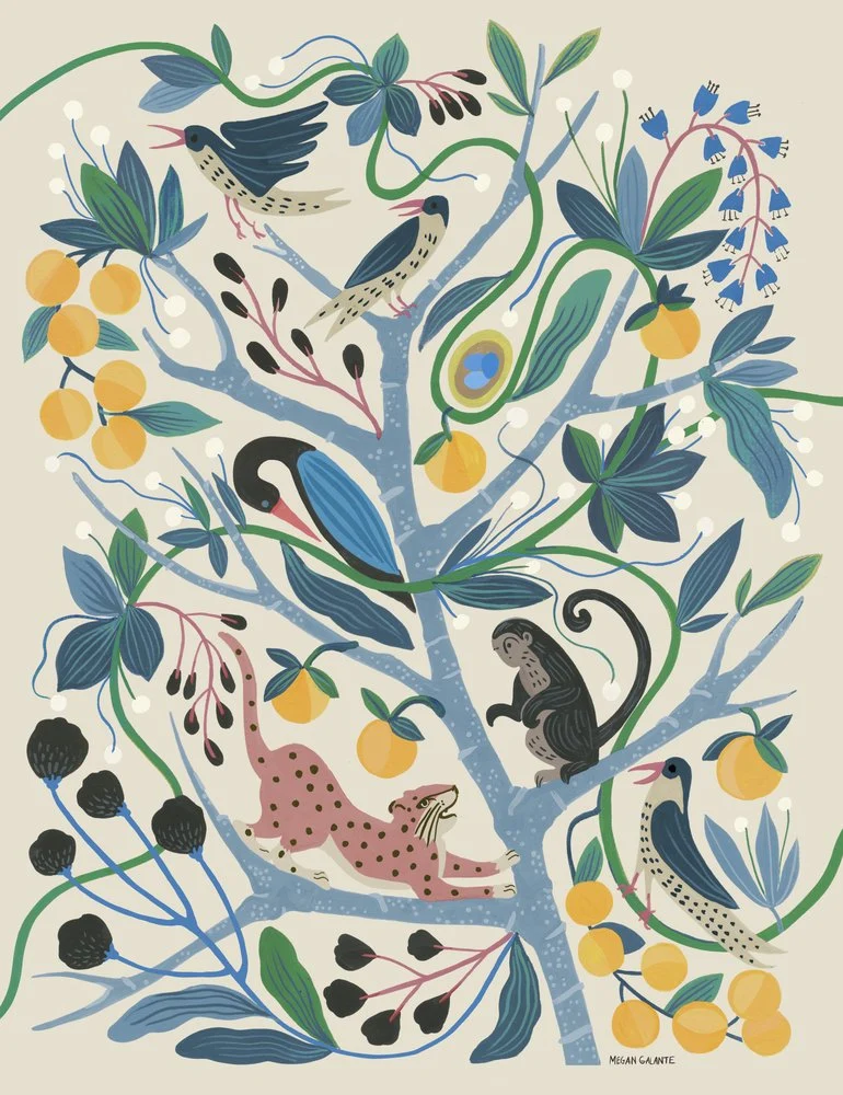 Vibrant Wildlife Tree