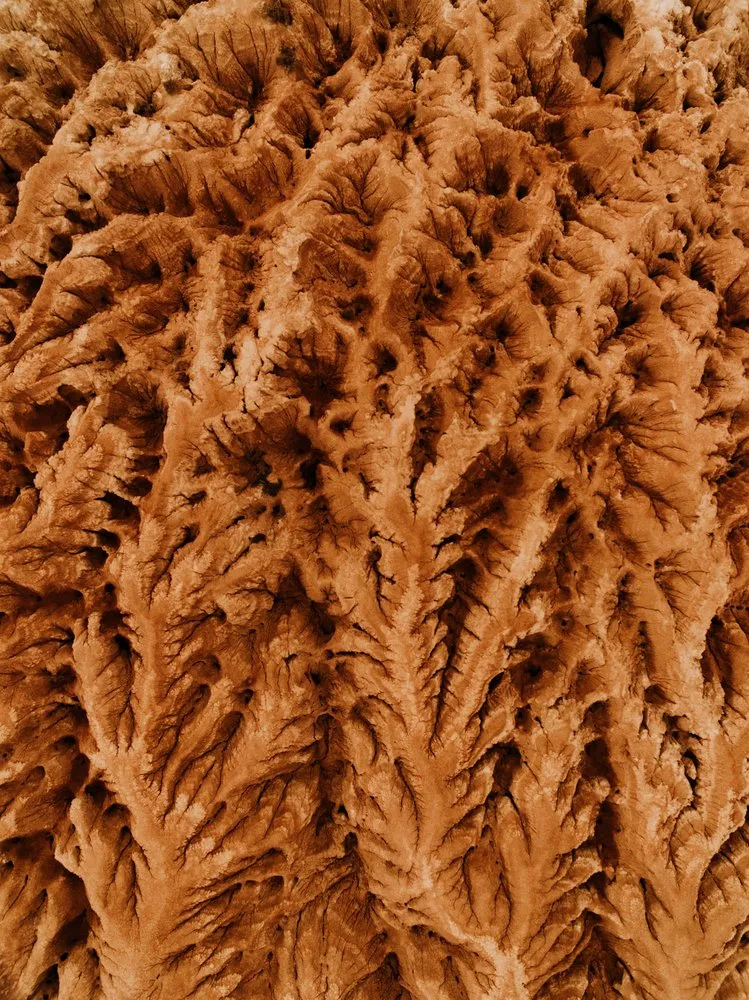 Eroded Desert Landscape