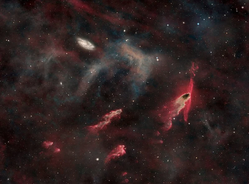 Celestial Galaxy and Nebula
