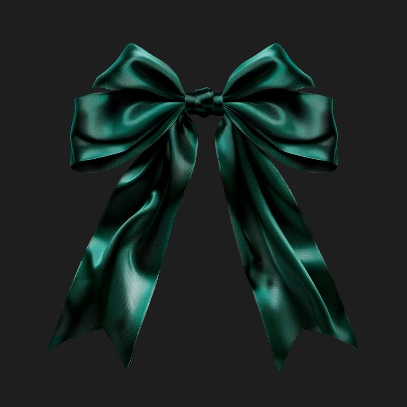 Emerald Green Bow
