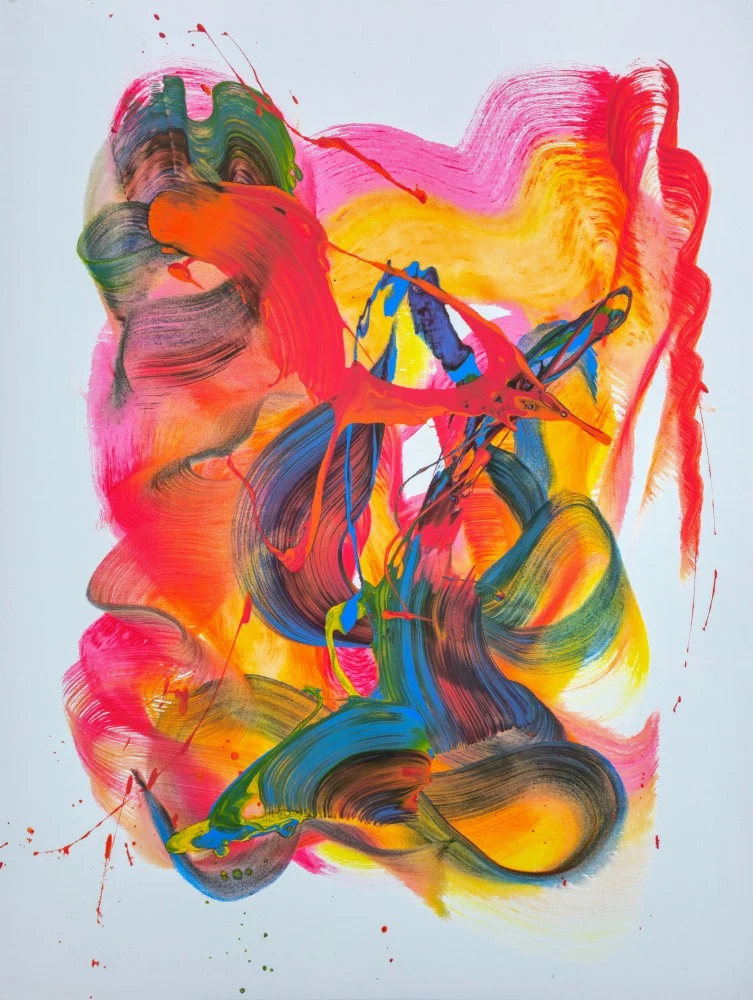 Vibrant Swirls And Splashes