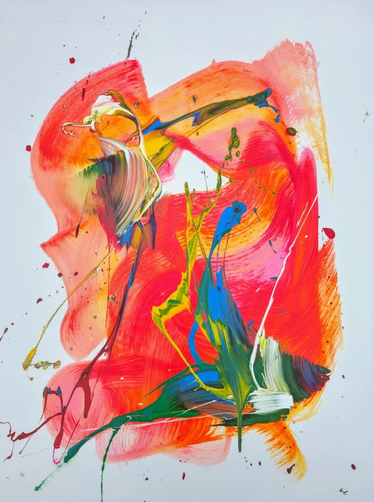 Dynamic Composition And Vivid Colors