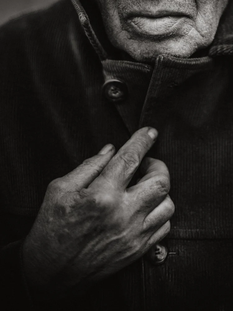 Aged Hand Detail