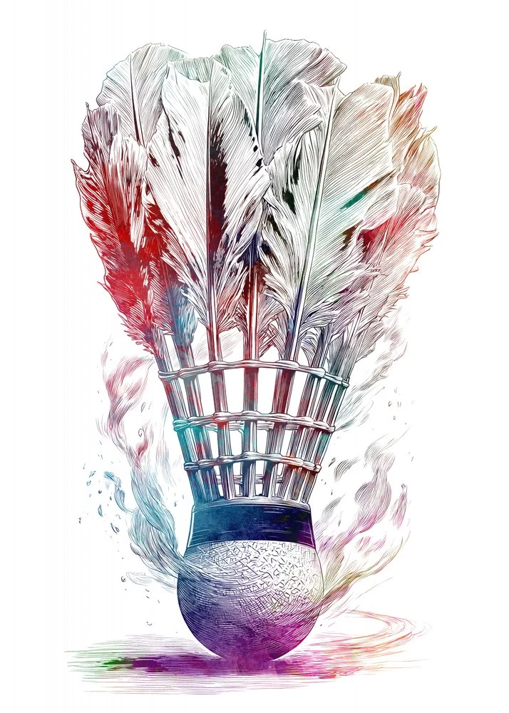Colorful Badminton Shuttlecock