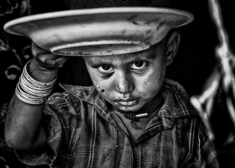 Hungry Child's Gaze