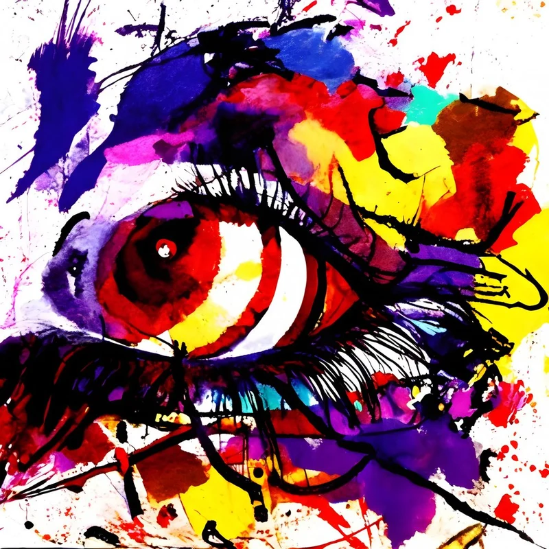 Vibrant Abstract Eye