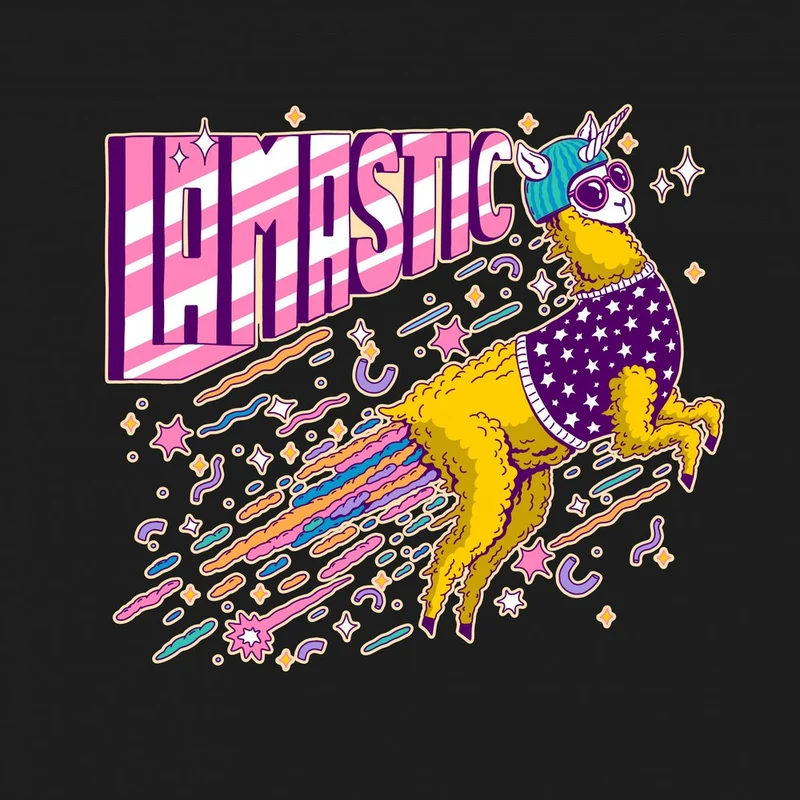 Llamastic Unicorn Flight