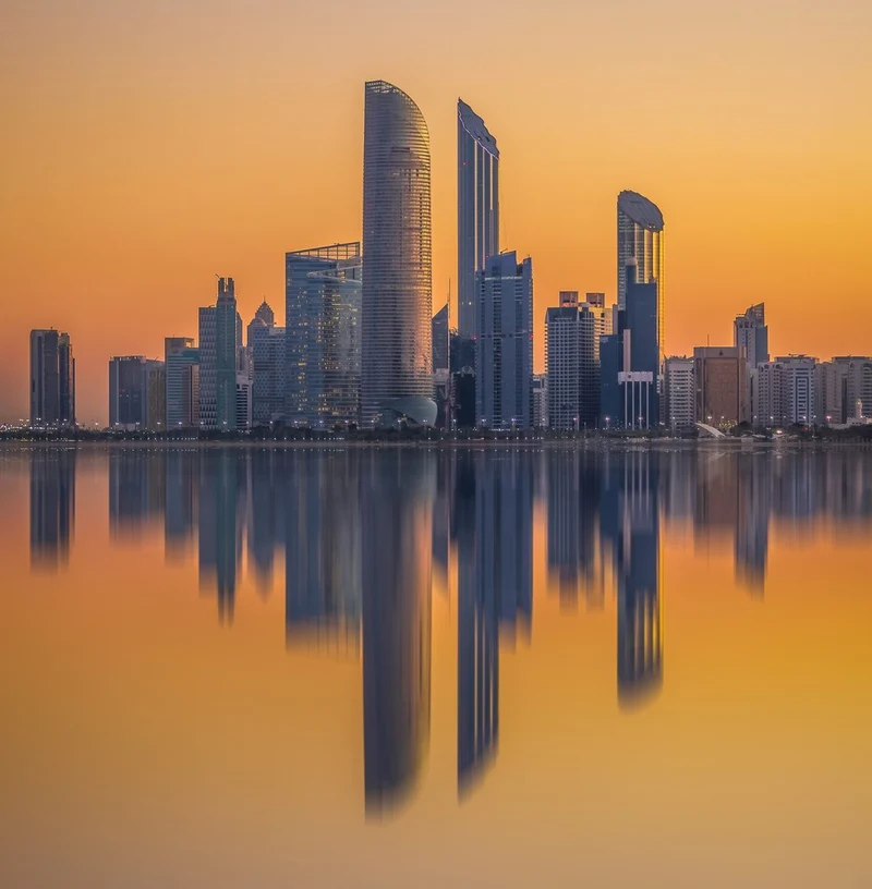 Golden Hour City Reflections