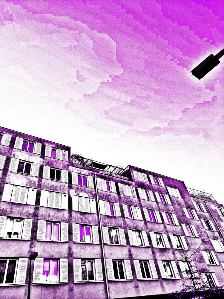 Modern Purple Building