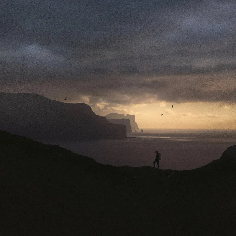 Coastal Sunset Solitude