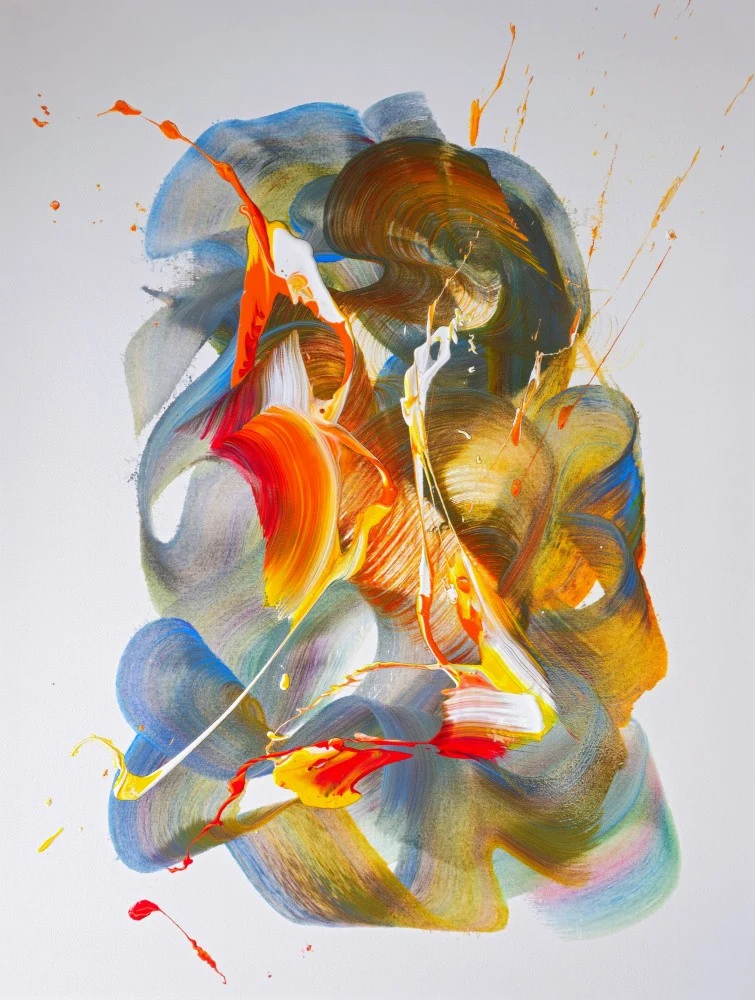 Vibrant Swirls And Splashes