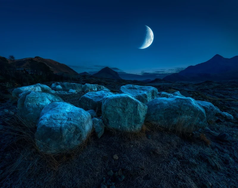 Moonrise, Sligachan