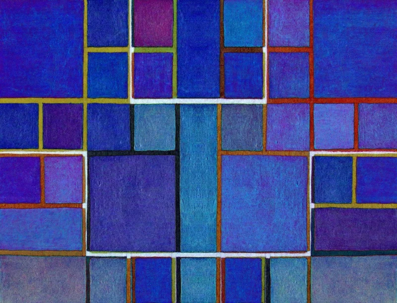 Blue Harmony Grid