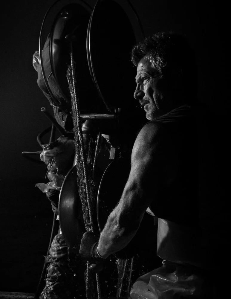 Fisherman at work