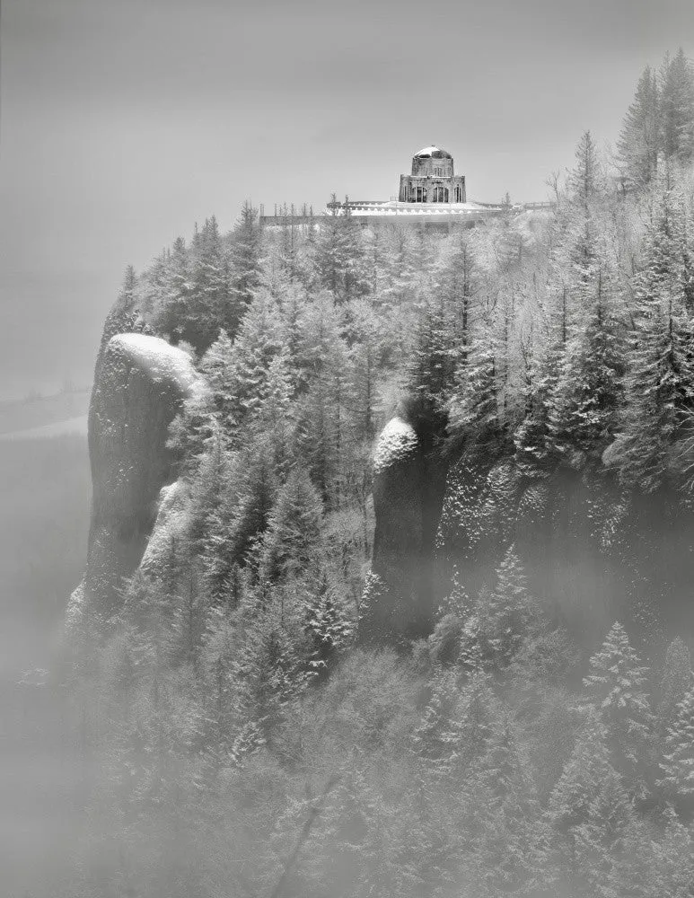 Vista House In Winter