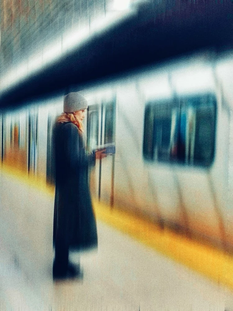 Waiting for the subway