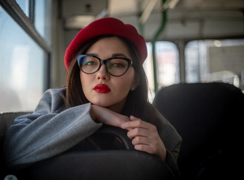 GIRL IN A RED BERET