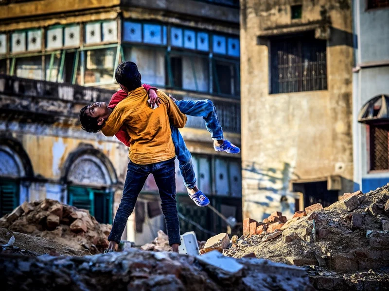 Yıkımlar ve çocuklar