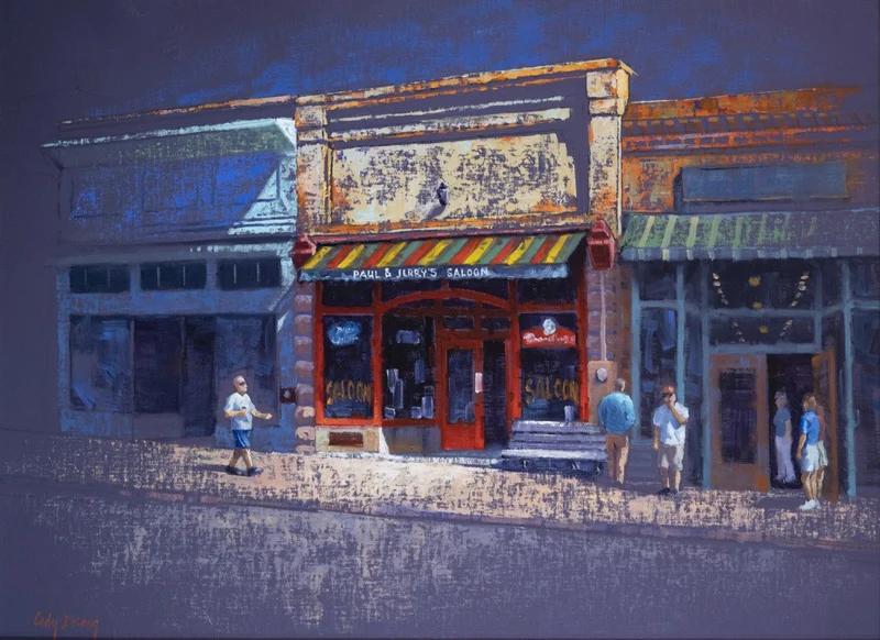 Evening at the Saloon