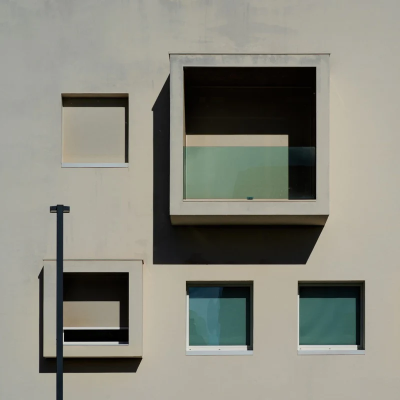A modern building facade