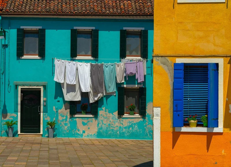 Street colors in Burano