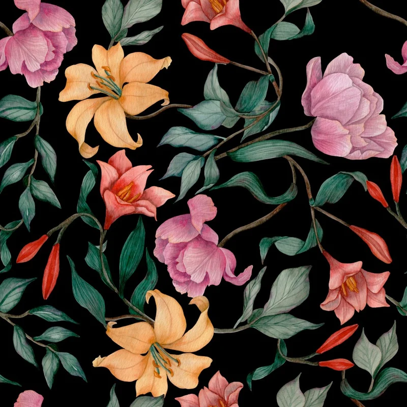 Lilies and Peonies Elegance
