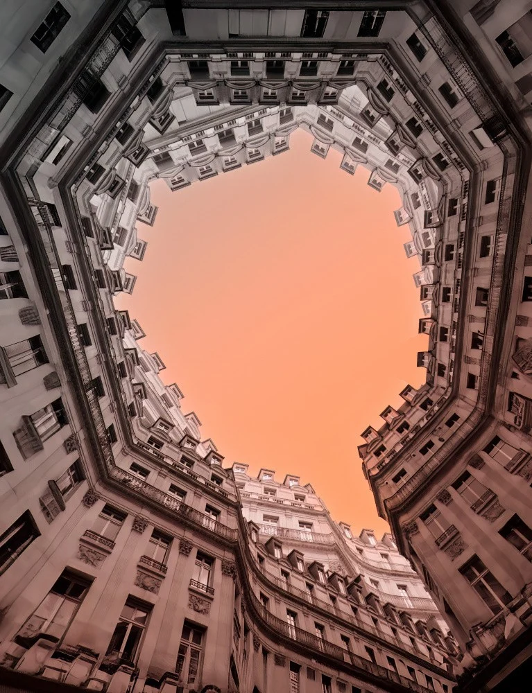 Looking up