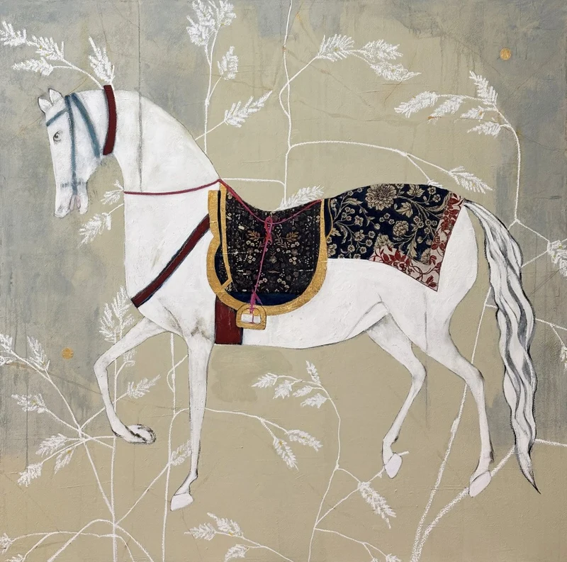 Equestrian Elegance Tapestries of Time Iv