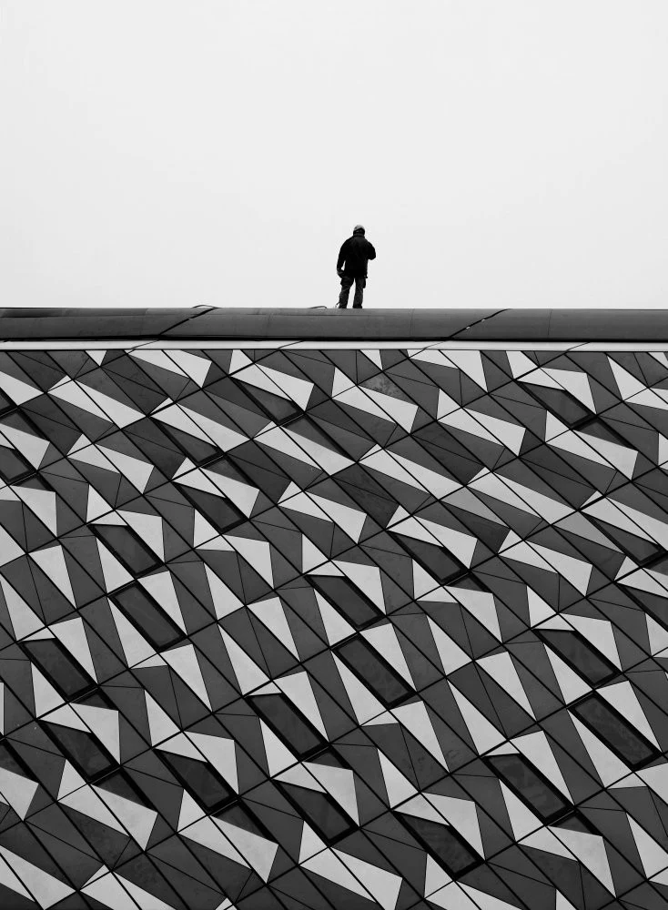 The man on the roof