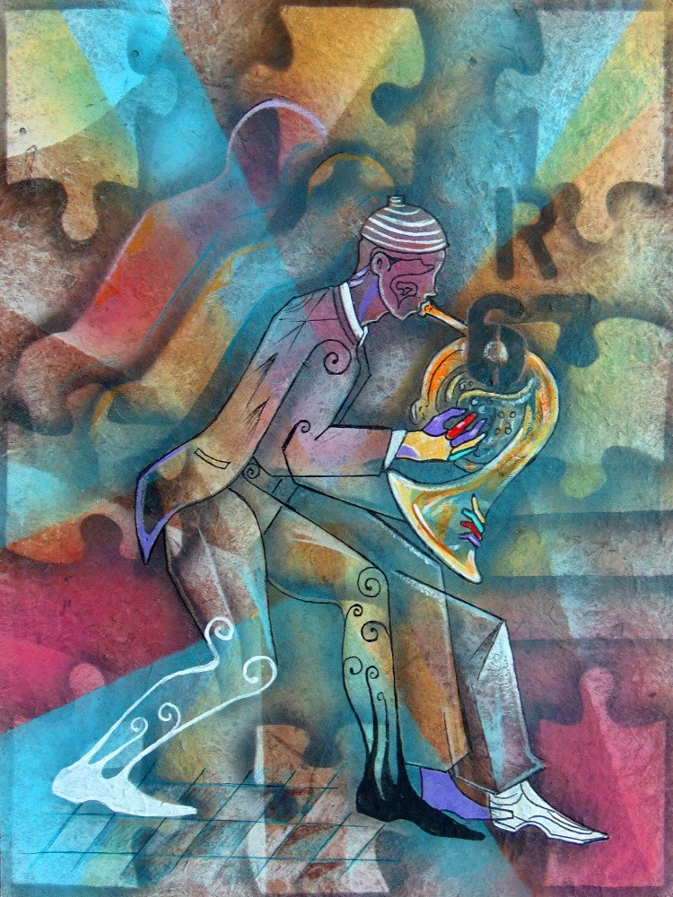 Musician in trance
