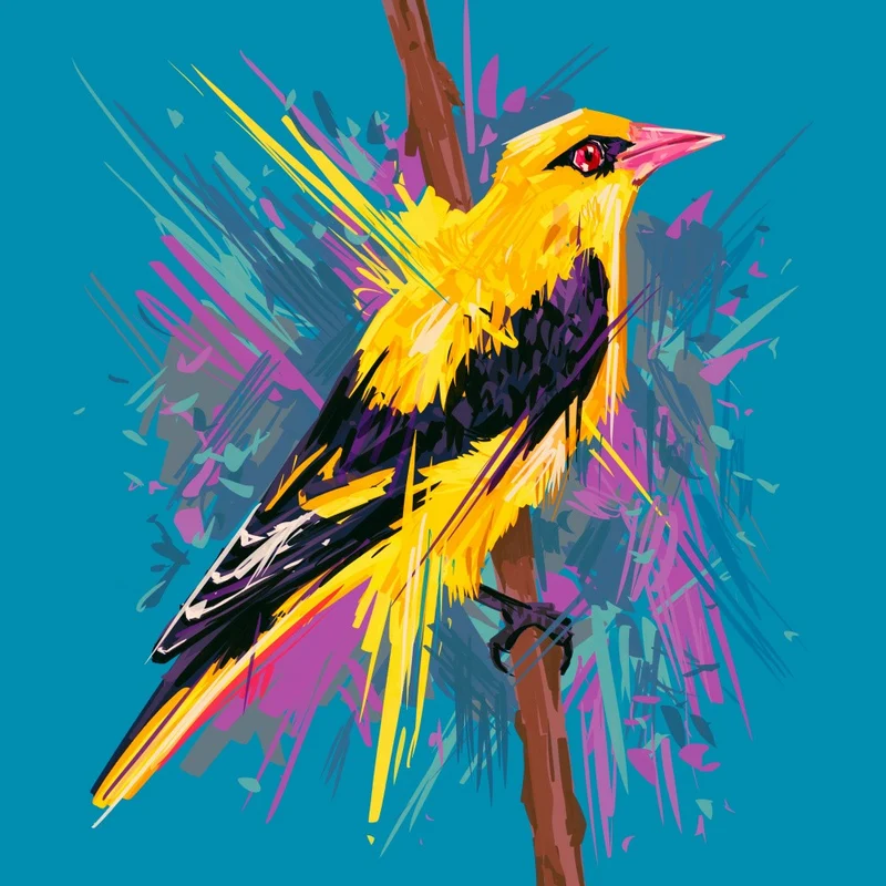 Bird Series Golden Oriole