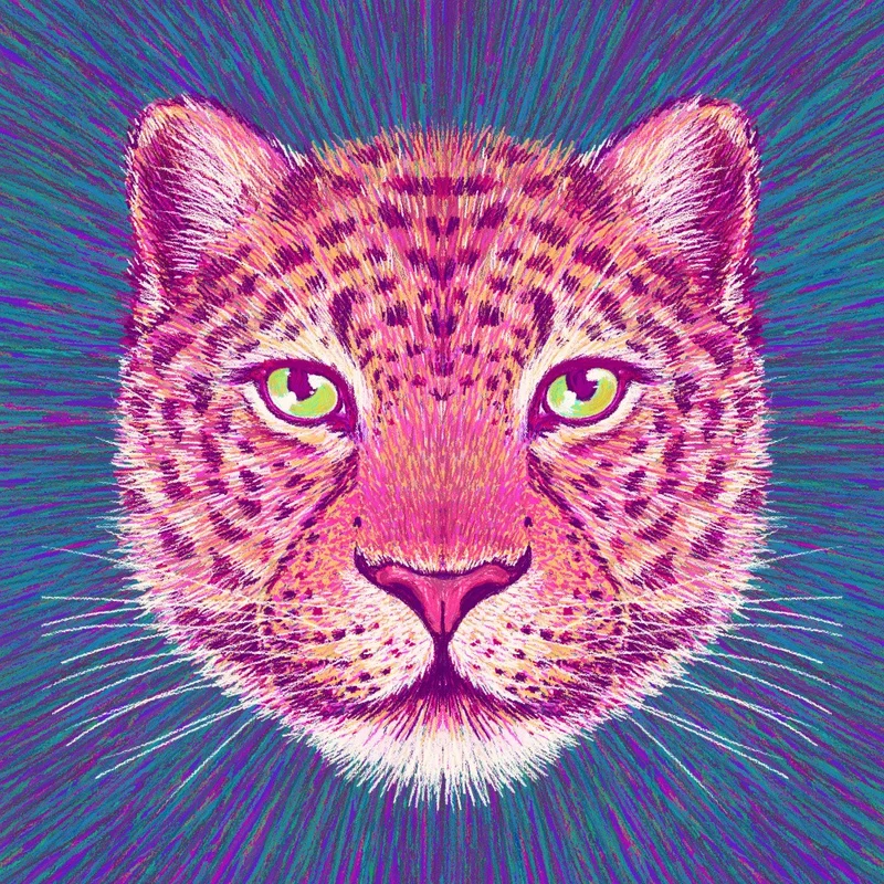 Animal Face Leopard