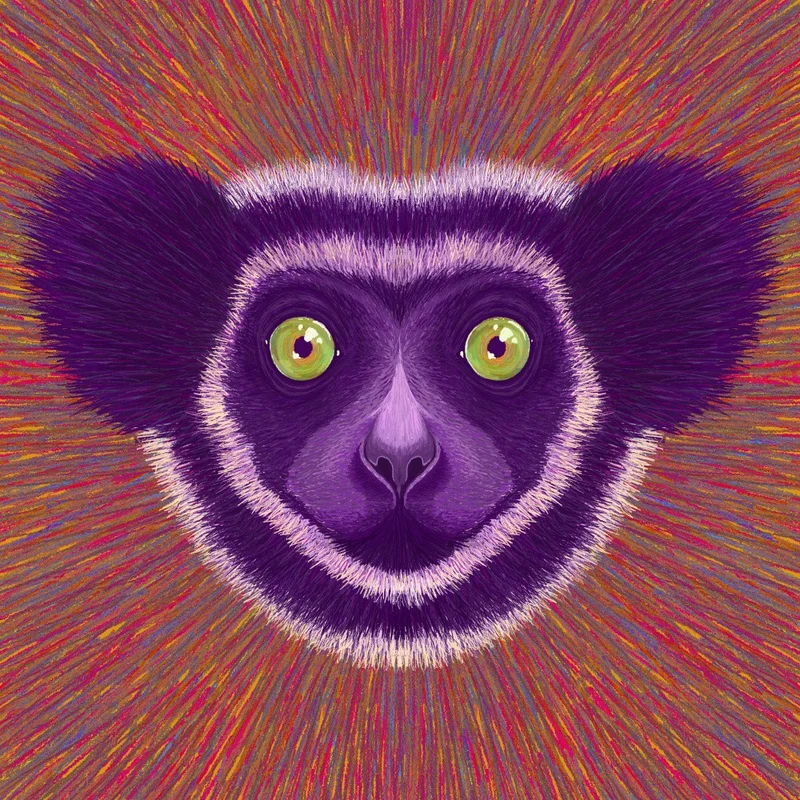 Animal Face Lemur