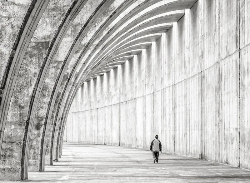 Mensch in Architektur
