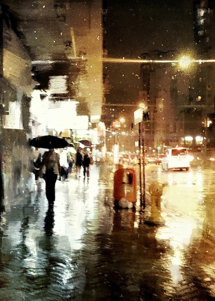 雨夜的城市