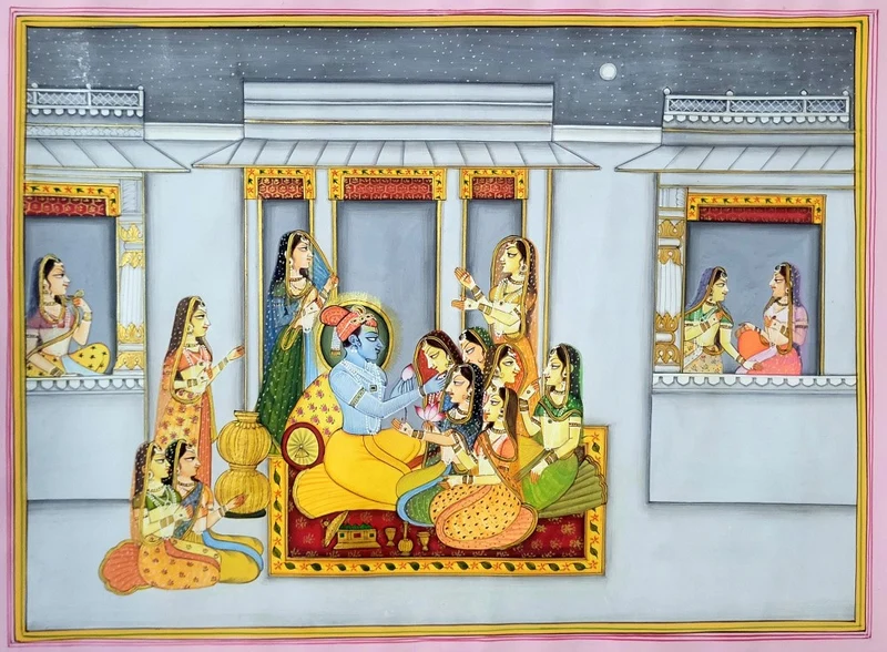 krishna with gopikas