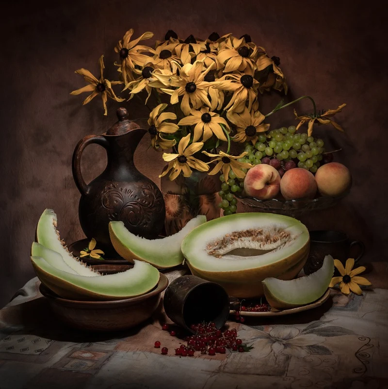 Still life with fruit