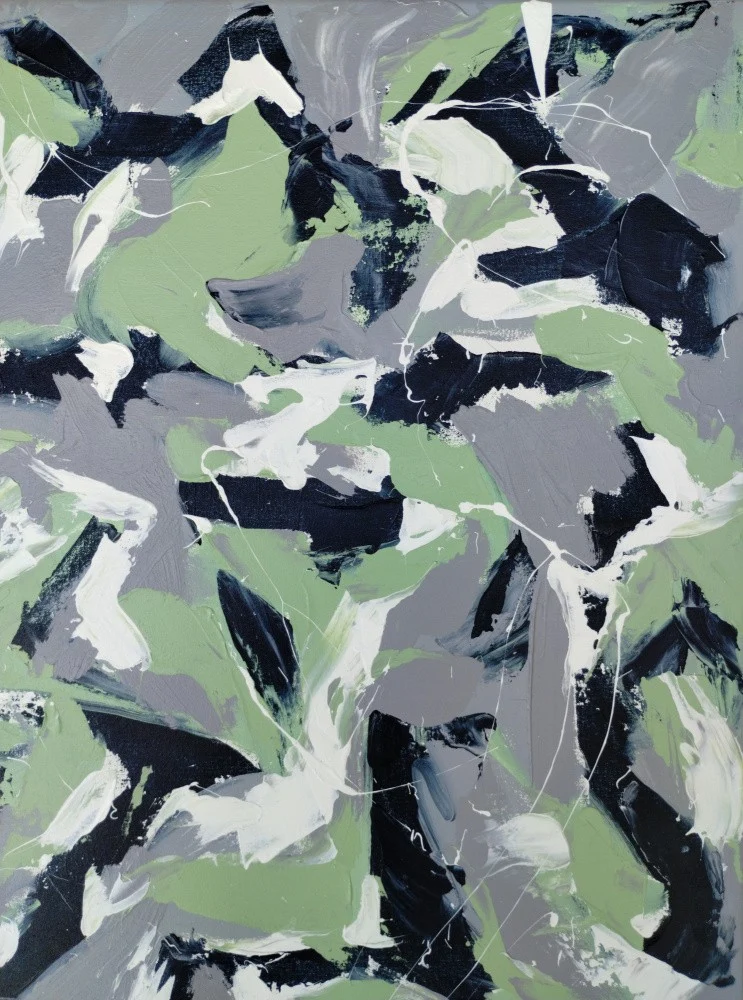 Untitled Green Gray