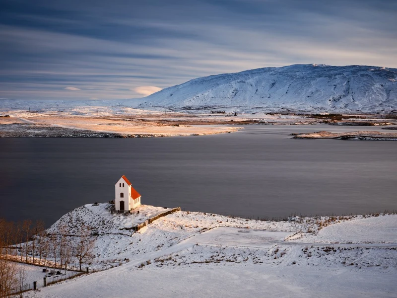 church by the lake