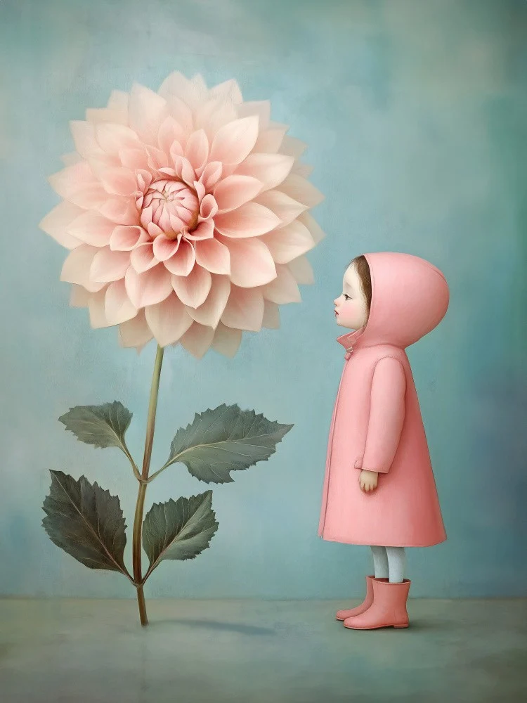 The Girl and the Dahlia