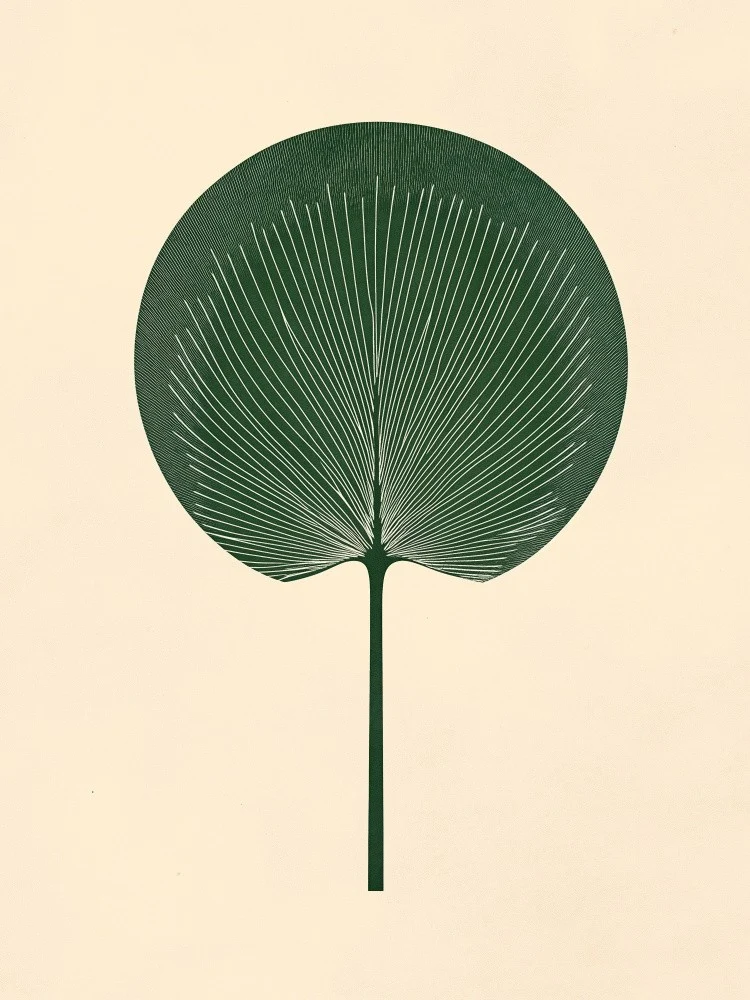 Green Palm Leaf