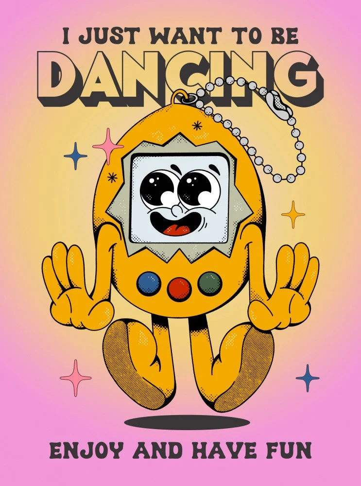 Cartoon Tamagotchi