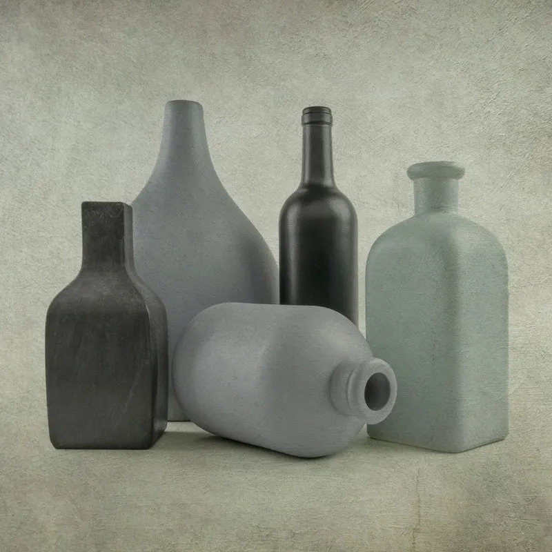Still life of vases